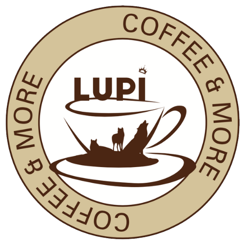 het logo van Lupi Coffee een bedrijf van Hossein Akef